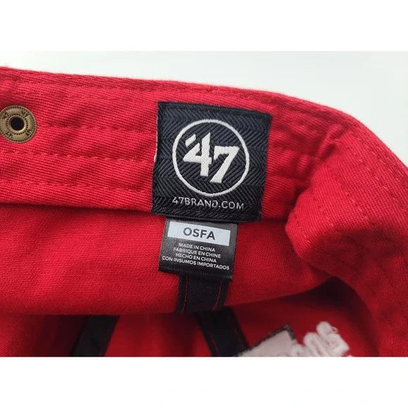 University of Georgia Bulldogs 2022 National Champions 47 Brand Hat Cap NCAA Red - Picture 11 of 11